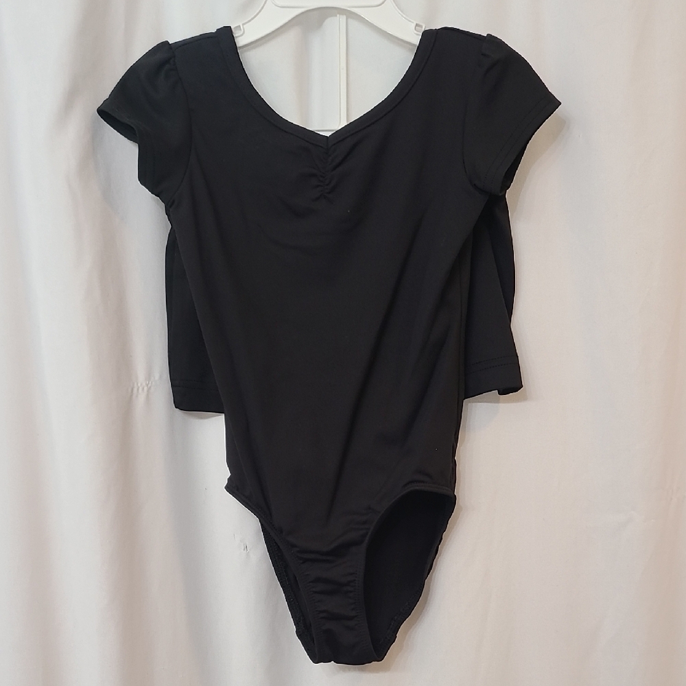 Danskin Now Classic Black Kids Bodysuit